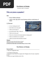 Why Are Jeans So Popular - Pre-intermediate class