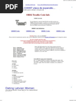 OBD2 OBD Trouble Codes