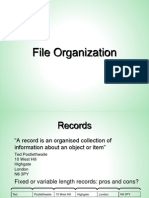 File Organization Methods and Database Types