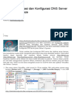 Modul 2 - Instalasi Dan Konfigurasi DNS Server Debian 6 Squeeze - PDF