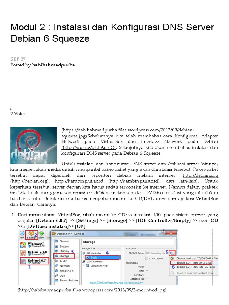 Instalasi DNS Server di Debian 6 Squeeze | PDF