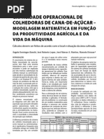 2012 Ed.77 - Capacidade Operacional de Colhedoras de Cana-de-Açúcar – Modelagem Matemática em Função da Produtividade Agrícola e da Vida da Máquina.pdf