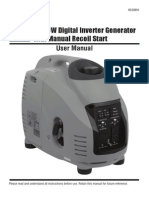 3500 Watt Inverter Generator