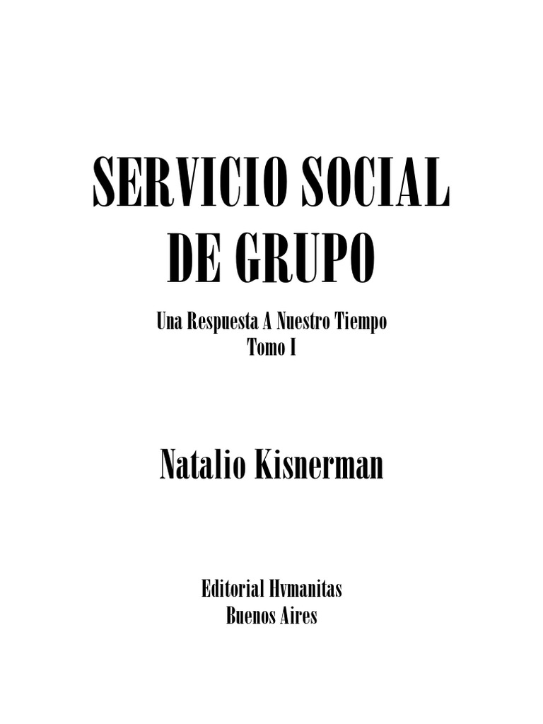 Servicio Social de Grupo Por Kisnerman | PDF | Science | Ciencia filosófica