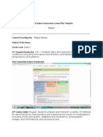 Edtpa Indirect Instruction Lesson Plan Template: Weather