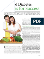 Diet and Diabetes: Recipes For Success