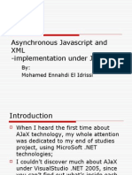 Asynchronous Javascript and XML - Java Implementation