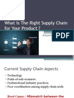 Right Supply Chain for Your Product