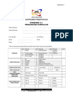 Borang 14 Standard 3.1 (Instrumen Pengurusan Kurikulum