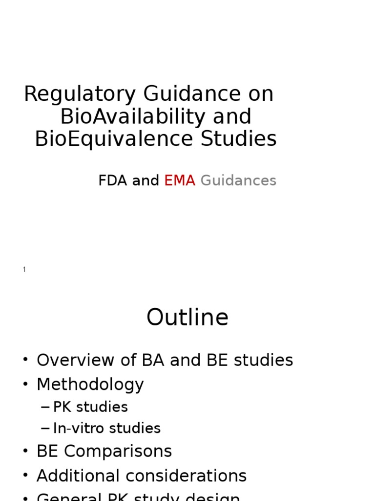 Fda Guidance On Bioequivalence Studies – YOVZ