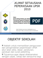 Taklimat Setiausaha Peperiksaan UPSR