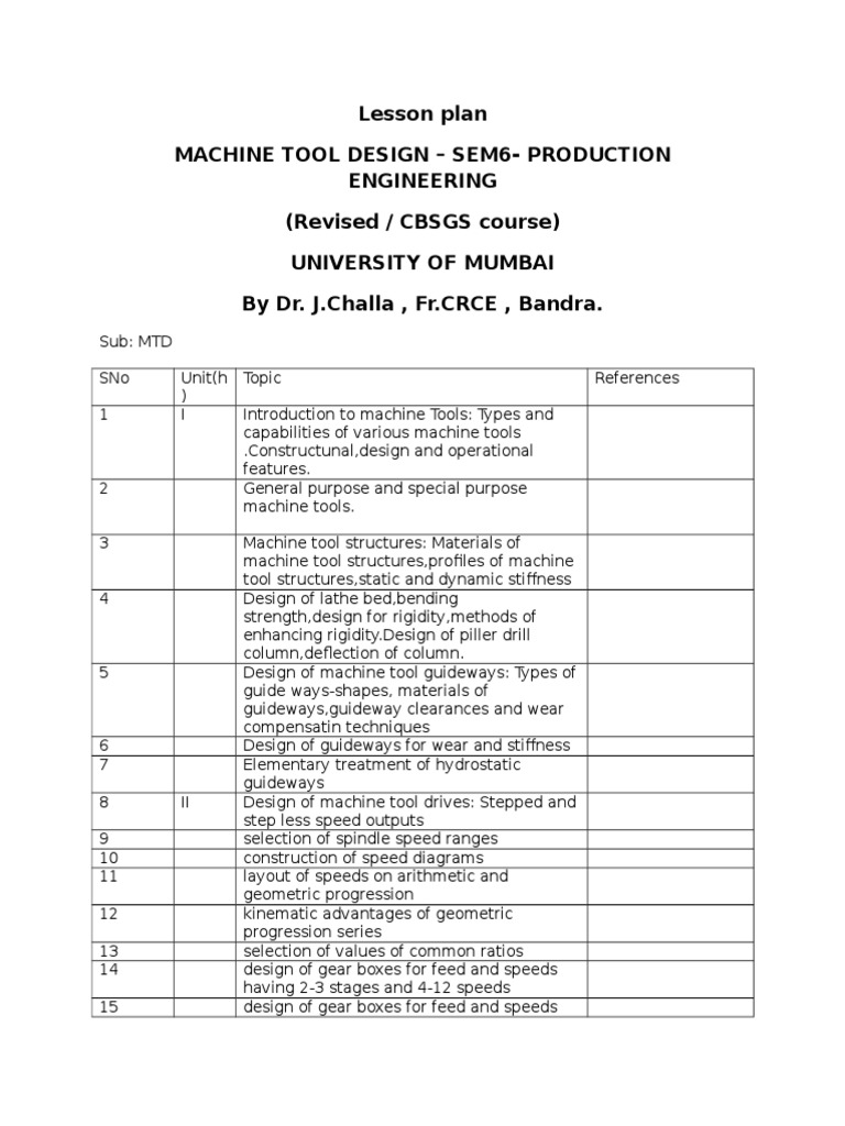 Machine Tool Design Overview | PDF | Clutch | Manual Transmission