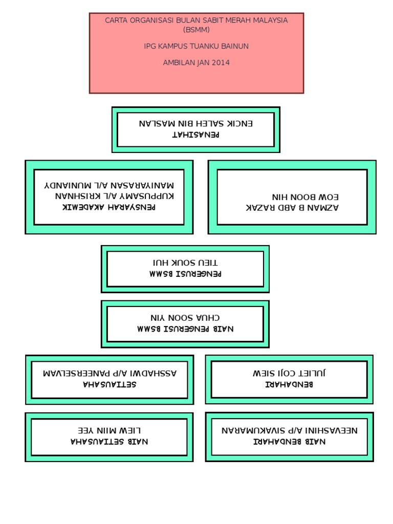 Carta Organisasi BSMM  PDF
