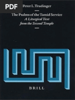 The Psalms of The Tamid Service A Liturgical Text From The Second Temple