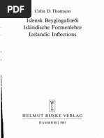 13 Icelandic Inflections | PDF