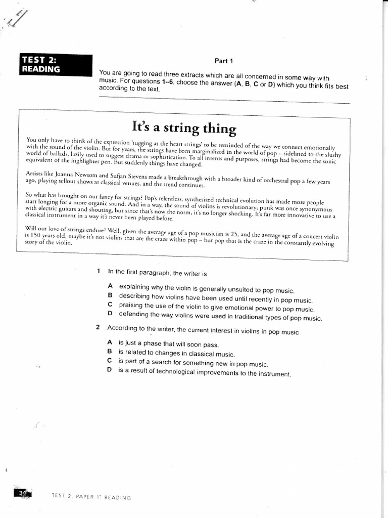 CAE Test 2 0001 | PDF
