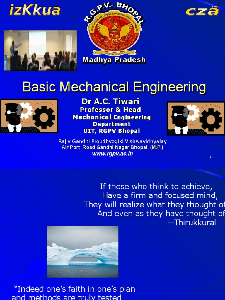 Basic Mechanical Engineering | PDF | Refrigeration | Chlorofluorocarbon