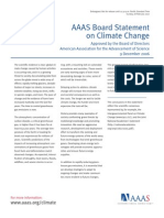 Aaas Climate Statement