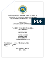 Indicadores Administrativos