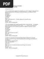 Auditing Test Bank Chapter 9