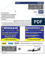 Ryanair Boarding Pass