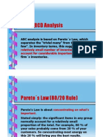 ABC/ABCD Analysis and Pareto's Law