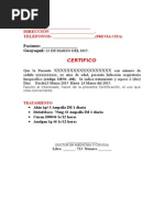 Certificados Medicos Robinson