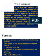 Notice Writing-Grade 10