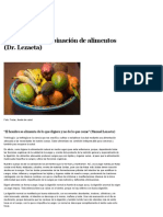 Trofología y Combinación de Alimentos (Dr