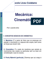 Dependência 2 Ano SESI Cinemática Basica