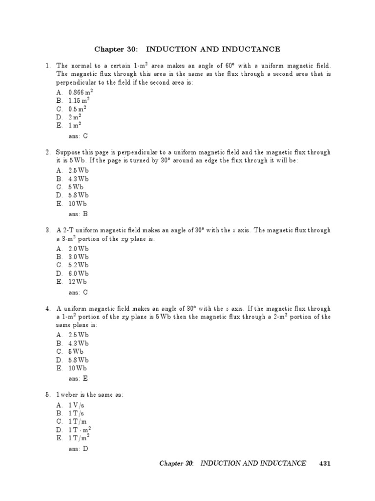 Induction and Inductance Concepts | PDF | Inductance | Electromagnetic ...