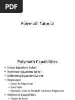 Polymath Tutorial