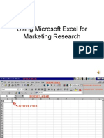 Marketing Research Easy Excel