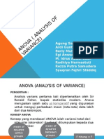 ANOVA ( Analysis of Variance