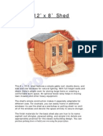 Shed 12x8 Plans PDF