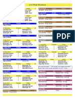 2015 - U12 First Division