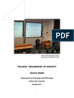 Course - Guide - Philosophy of Society (Buena Bibliografia)