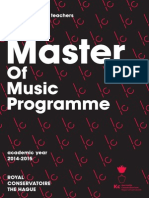 Handbook Master of Music 2014-2015 FINAL