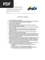 Lista Modulacao