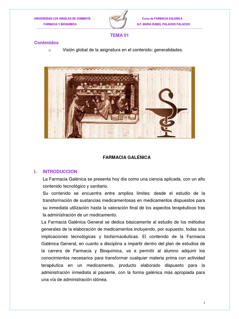 Farmacia Galenica PDF Farmacia Medicamentos con receta