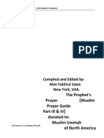 The Prophet's Prayer Muslim Prayer Guide II &amp III