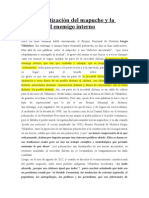 La Estigmatización Del Mapuche y La Creación Del Enemigo Interno