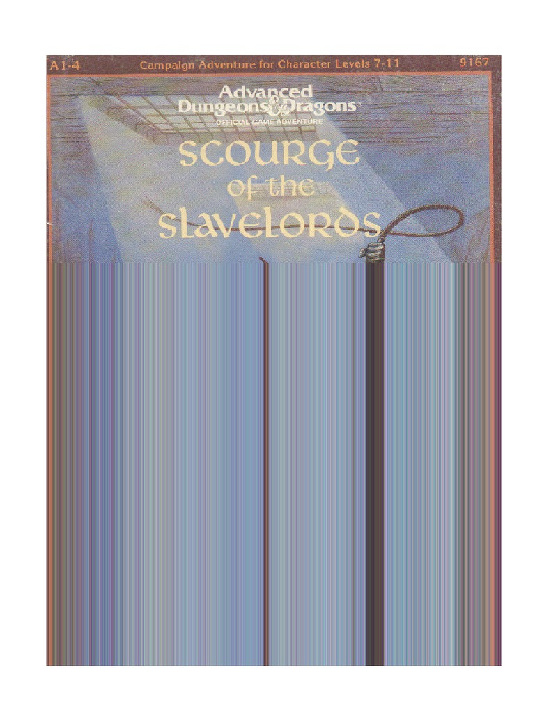 A1 4 Scourge Of The Slave Lords Pdf