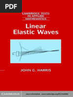 John G. Harris Linear Elastic Waves 2001