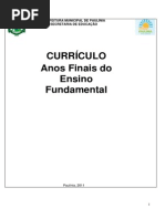 Curriculo Anos Finais Paulinia
