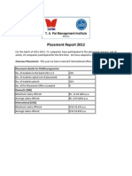 Placement Report2013