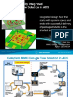 MMIC Design Flow Using ADS