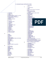 SQL Commands, Functions and Types Quick Reference