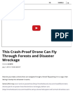 This Crash-Proof Drone Can Fly Through Forests and Disaster Wreckage - Motherboard