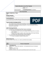 Teacher Education Lesson Plan Template